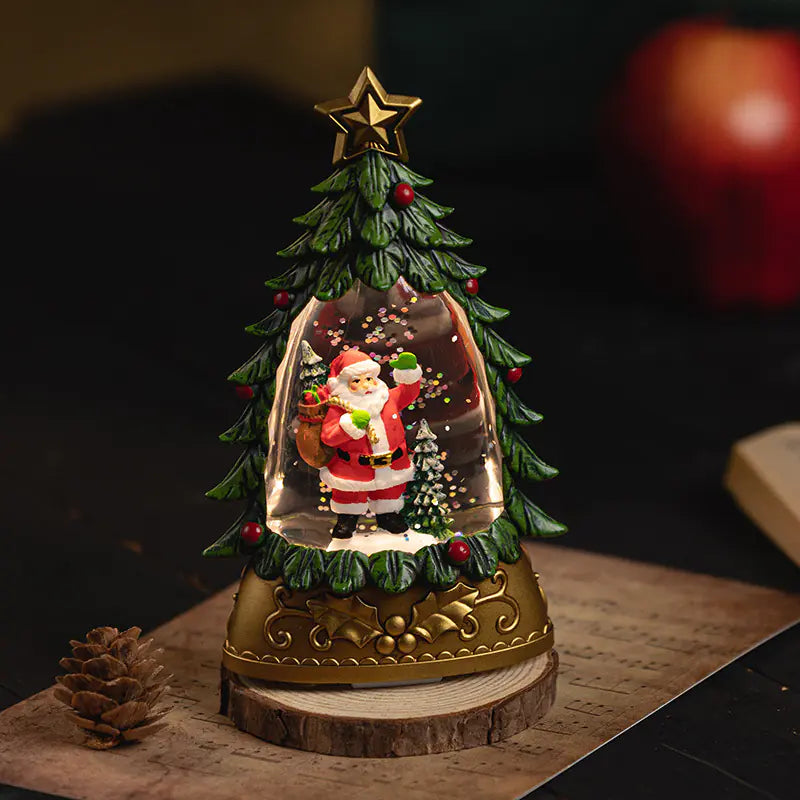 Christmas Scene Snow Globe – Festive Crystal Ball Decoration
