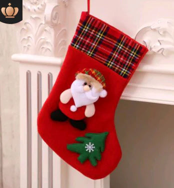 Christmas Decorations – Santa Stockings & Tree Ornaments Set