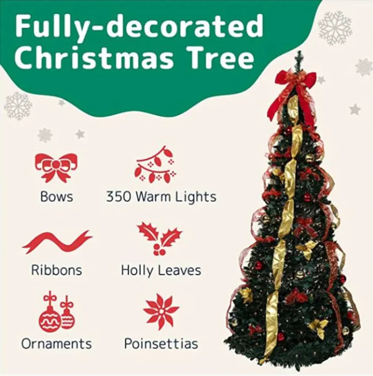 Easy-Setup PVC Christmas Tree Kit