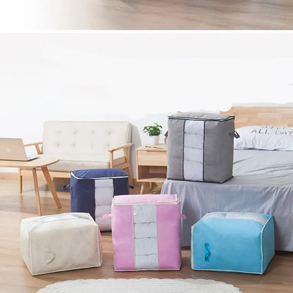 foldable storage bags for clothes- for Organizing Clothes and Blankets