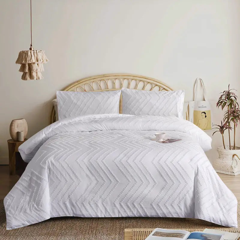 3-Piece Soft Brushed Duvet Cover Set – Cozy & Stylish Bedding