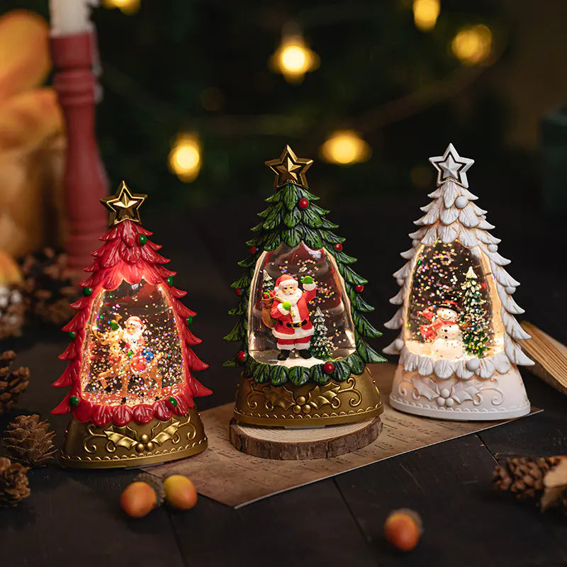 Christmas Scene Snow Globe – Festive Crystal Ball Decoration