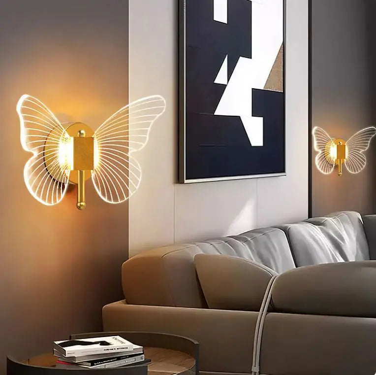 Butterfly Wall Lamp - Bedside Warm Decoration