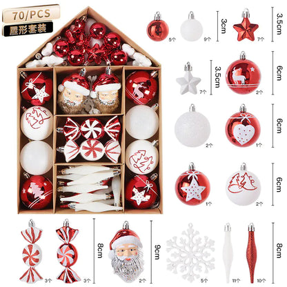 New Cross-Border Christmas Ornament Set – Festive Tree Decorations