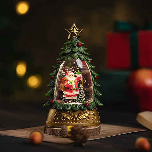 Christmas Scene Snow Globe – Festive Crystal Ball Decoration
