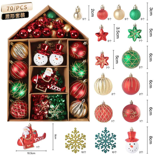New Cross-Border Christmas Ornament Set – Festive Tree Decorations