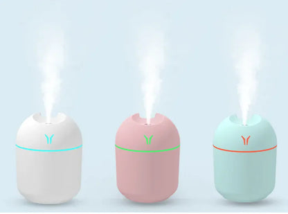 Mini desktop diffuser showing 106mm height and 80mm width, perfect for aromatherapy in compact spaces