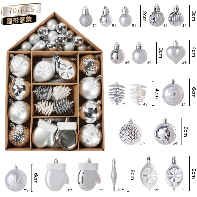 New Cross-Border Christmas Ornament Set – Festive Tree Decorations