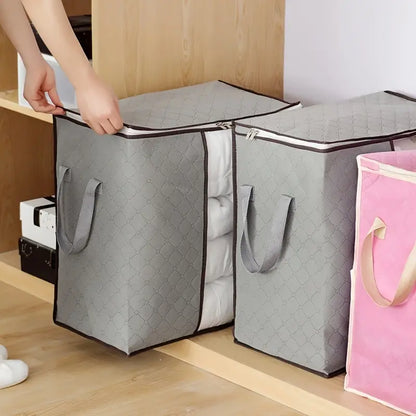 foldable storage bags for clothes- for Organizing Clothes and Blankets