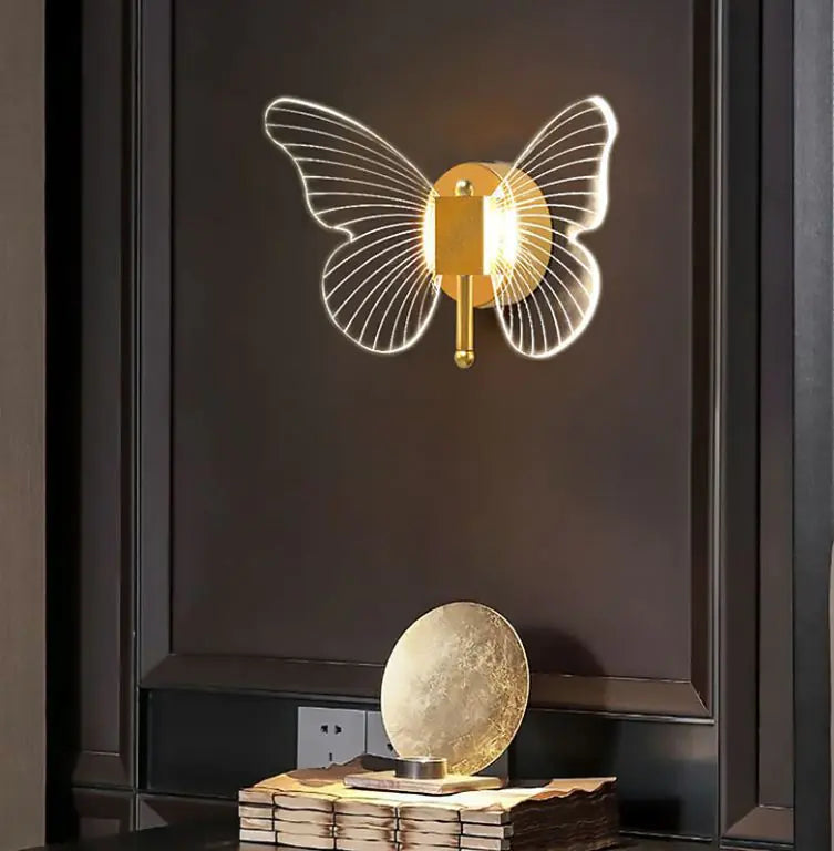 Butterfly Wall Lamp - Bedside Warm Decoration