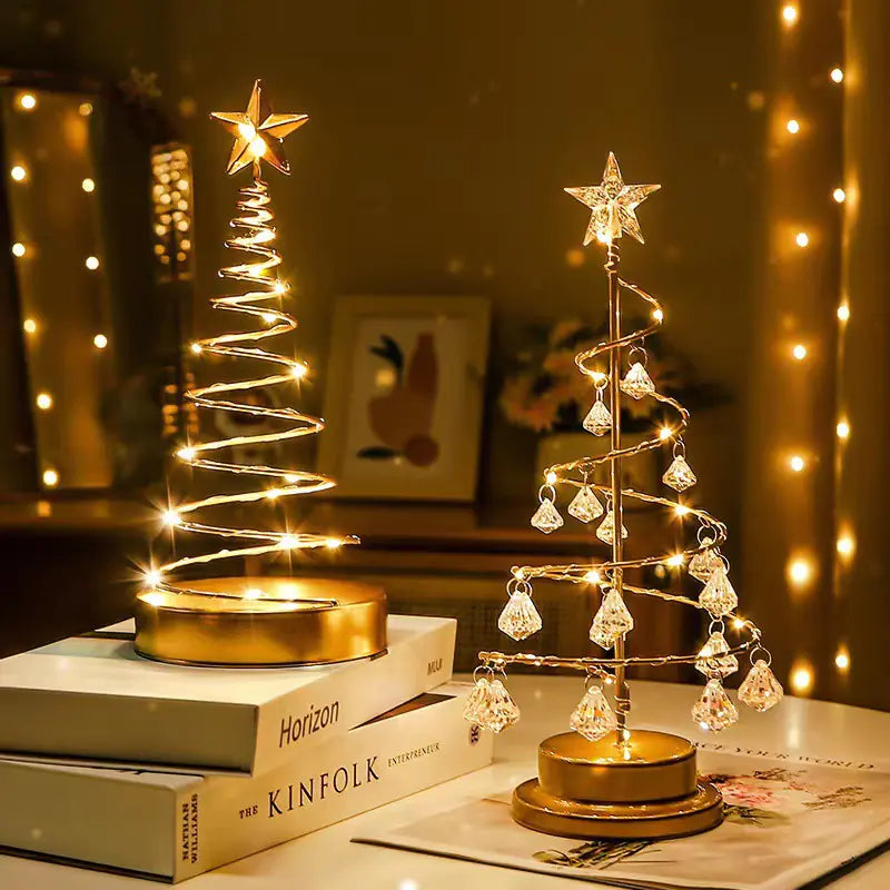 Spiral Christmas Tree Iron Ornaments