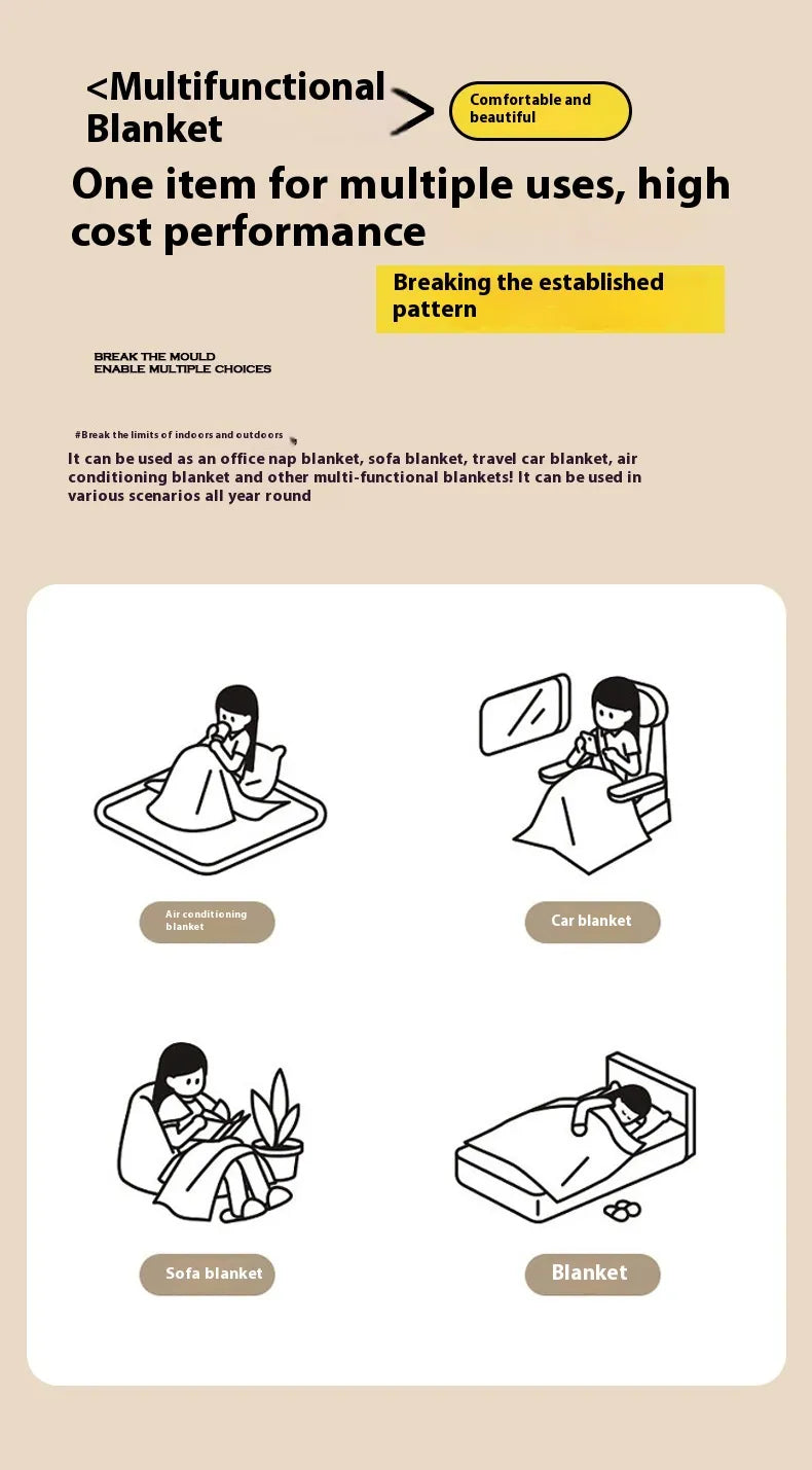 Faux Rabbit Fur Velvet Blanket – Soft, Cozy & Luxurious Throw