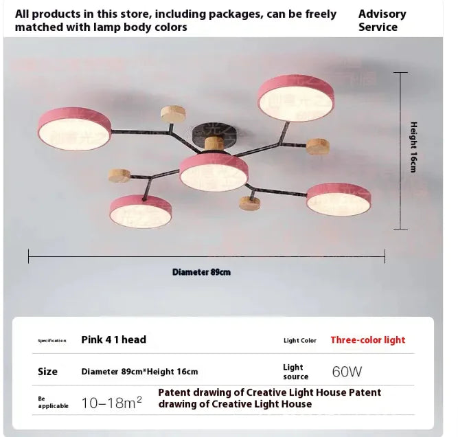 Modern Ceiling Lamp for Living Room | Minimalist Design