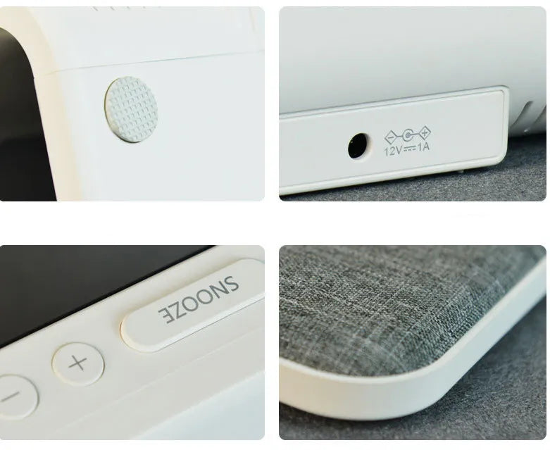 3-in-1 Wireless Charging Lamp with Alarm Clock – Smart Night Light