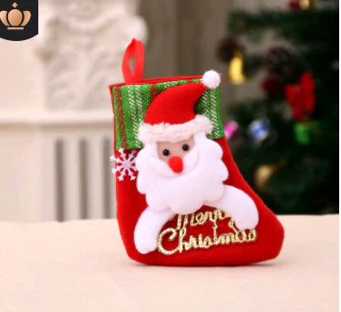 Christmas Decorations – Santa Stockings & Tree Ornaments Set