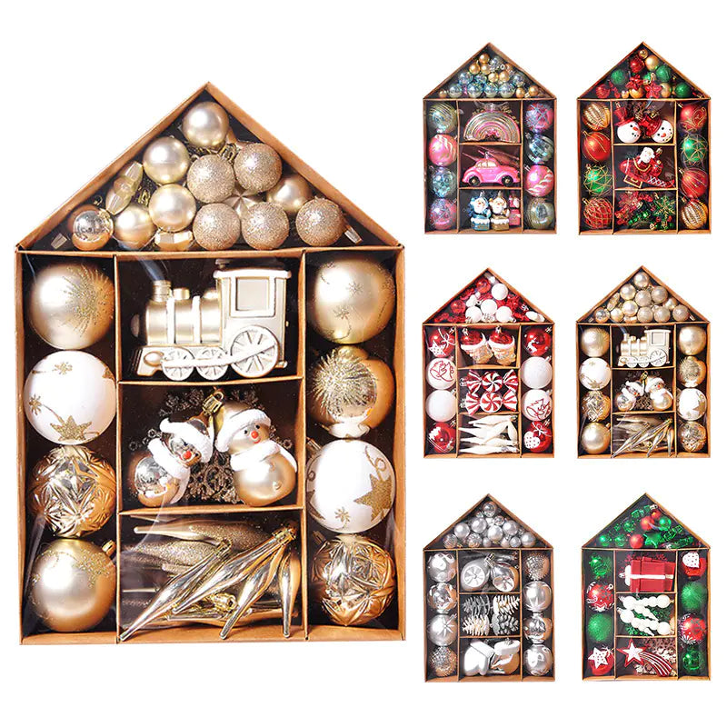 New Cross-Border Christmas Ornament Set – Festive Tree Decorations