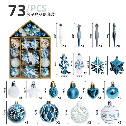 73pc Christmas Ornament Set – Unique Candy Theme Holiday Decor